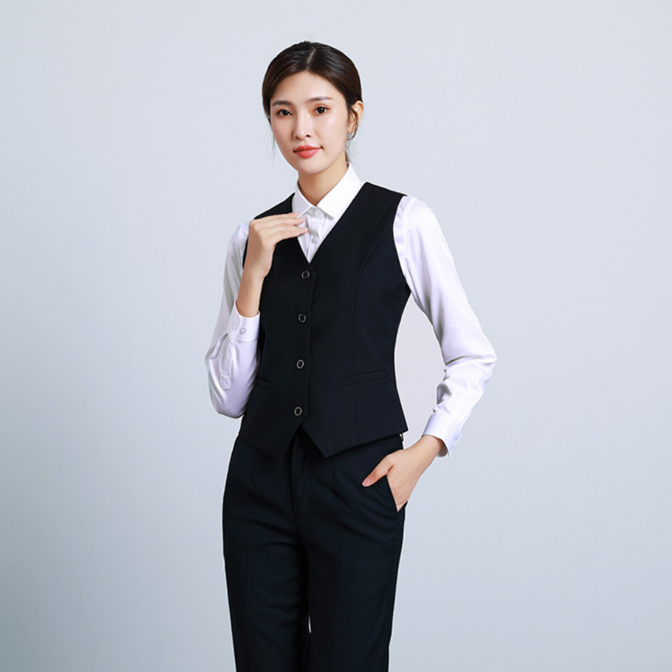 哔叽-仿毛西服马甲系列