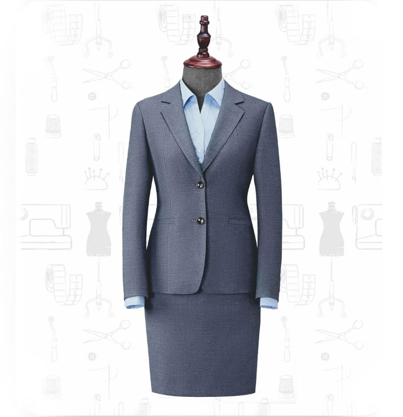 灰色西服纺纱女装系列
