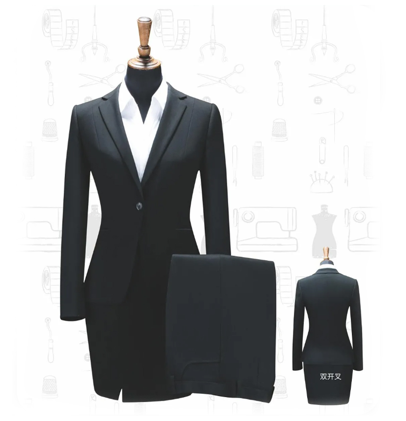 黑色西服纺纱系列