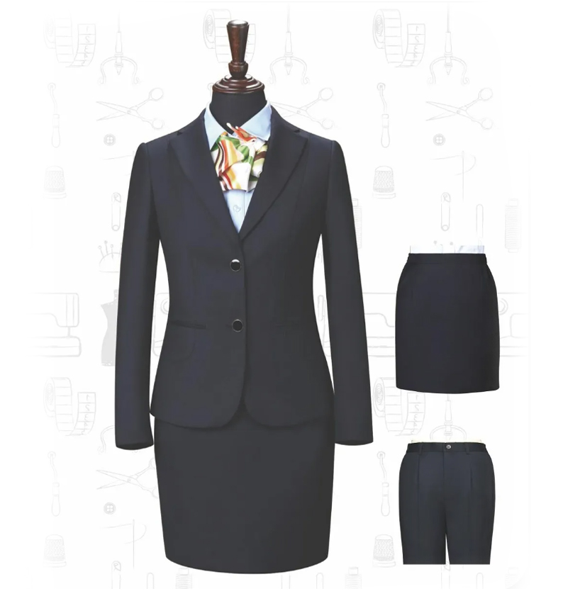 藏青色西服纺毛系列