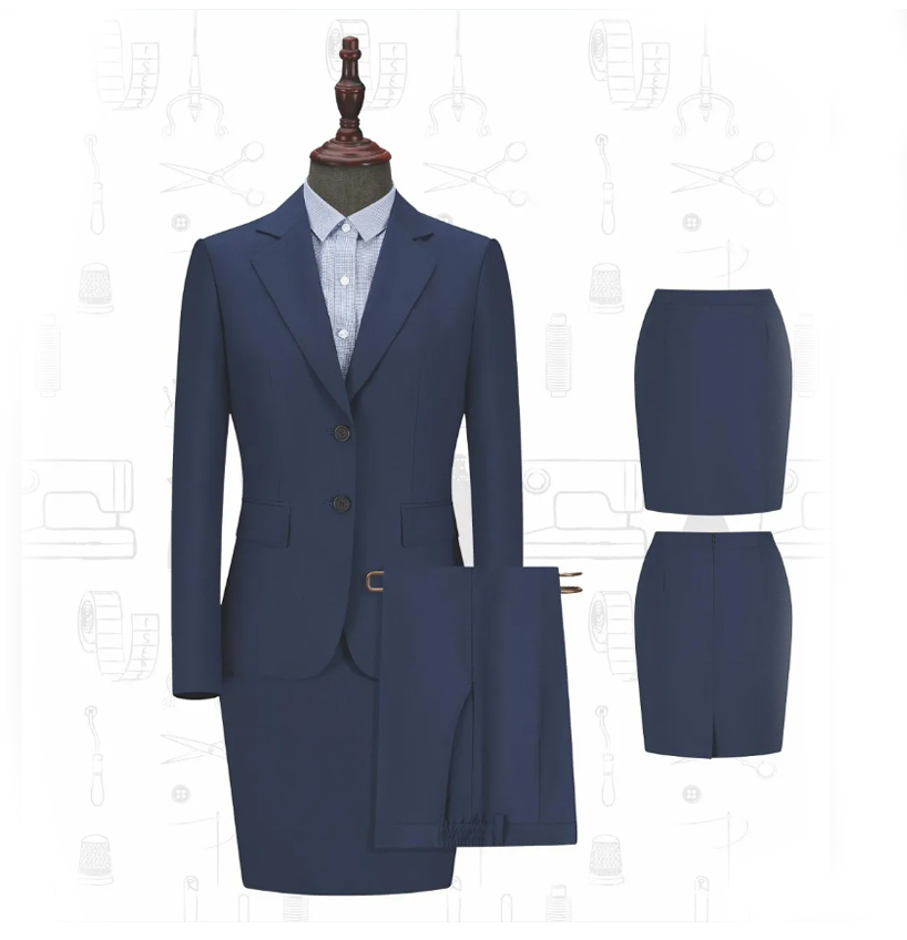 宝兰色西服毛料系列
